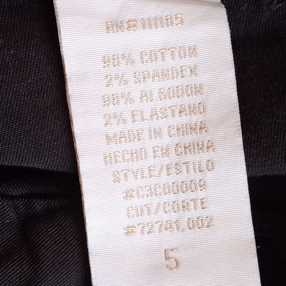 Baby Phat Y2K Pants Ankle Drawstring Hem Black Cotton Women Size 5 Junior - Picture 10 of 15